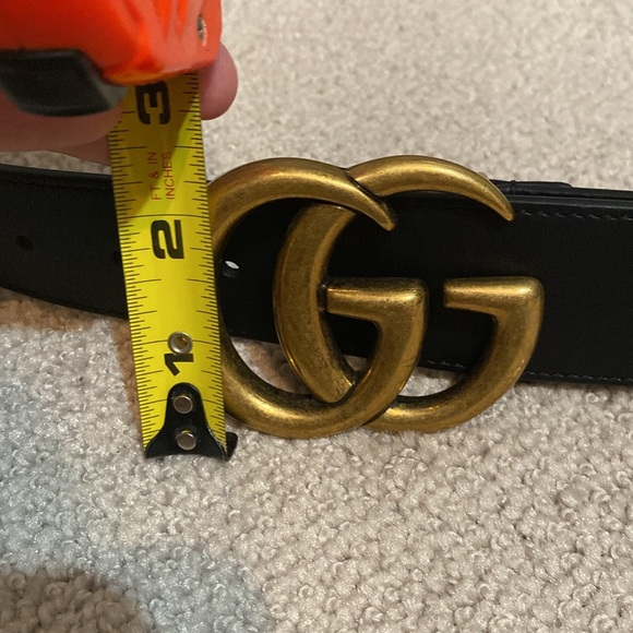 Authentic Gucci GG MARMONT WIDE BELT Size 110 - Picture 2 of 5